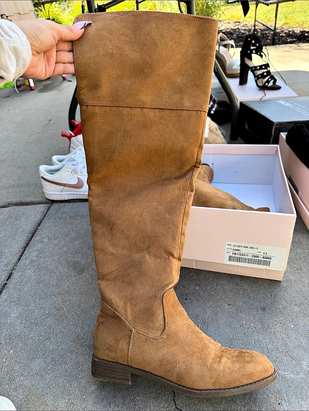 Over-the-Knee Brown Boots Like New